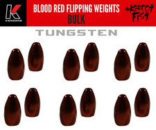 Kenders Tungsten Bulk Flipping Weights BLOOD ...