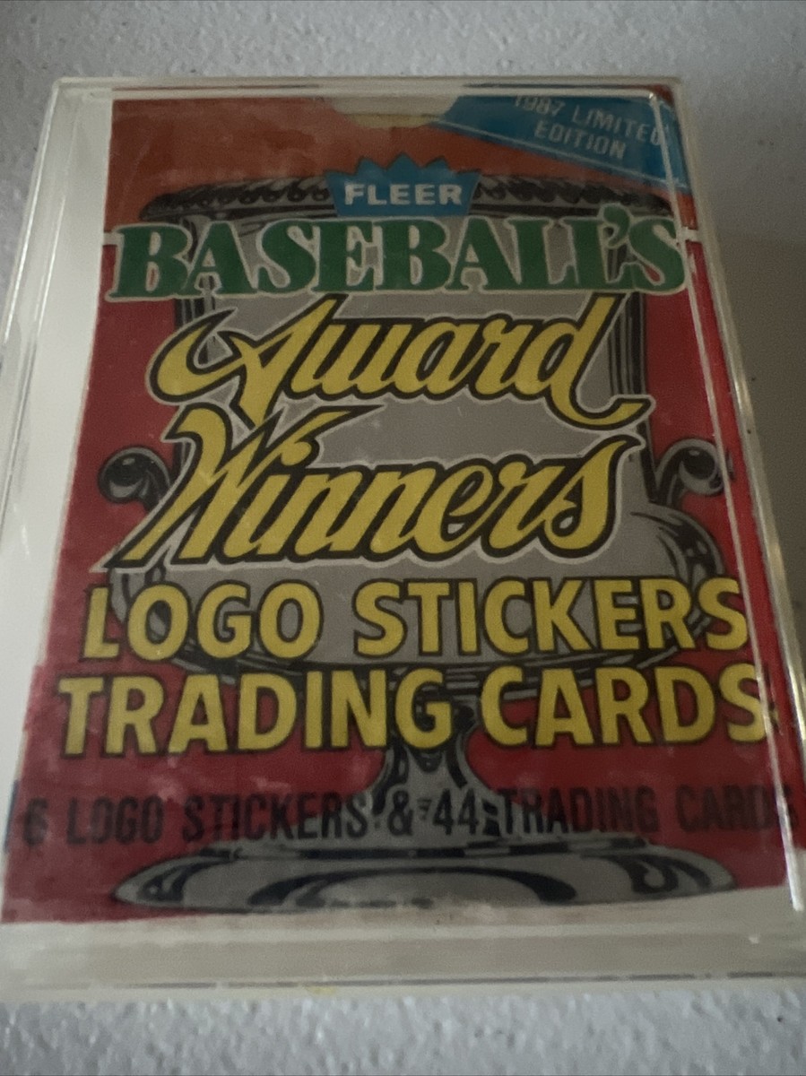 1987 fleer limited edition baseball cards most valuable Amazon.com: Fleer Baseball's Award Winners (1987 Limited Edition) : Sports  & Outdoors