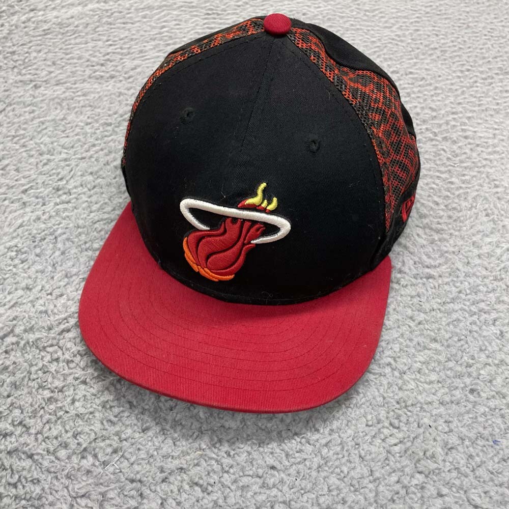 Miami Heat NBA Logo Flatter Bill Dad Hat Adjustable Baseball Cap for Fans  