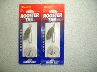 2 X Yakima Bait , Wordens , 1/6 Oz , Rooster Tail Spinners - White (wh) - 2 X Yakima Bait , Wordens , 1/6 Oz , Rooster Tail Spinners - White (wh) -