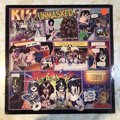 Kiss Unmasked 1980 Promo LP w/Order Form - Plays VG+, VG Vinyl/VG