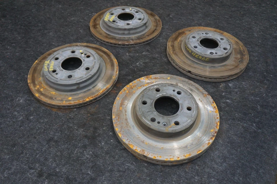 Juego 4 rotores de disco de freno delanteros y traseros OEM 13542112 Cadillac Escalade Esv 21-24 Foto 4 de 4