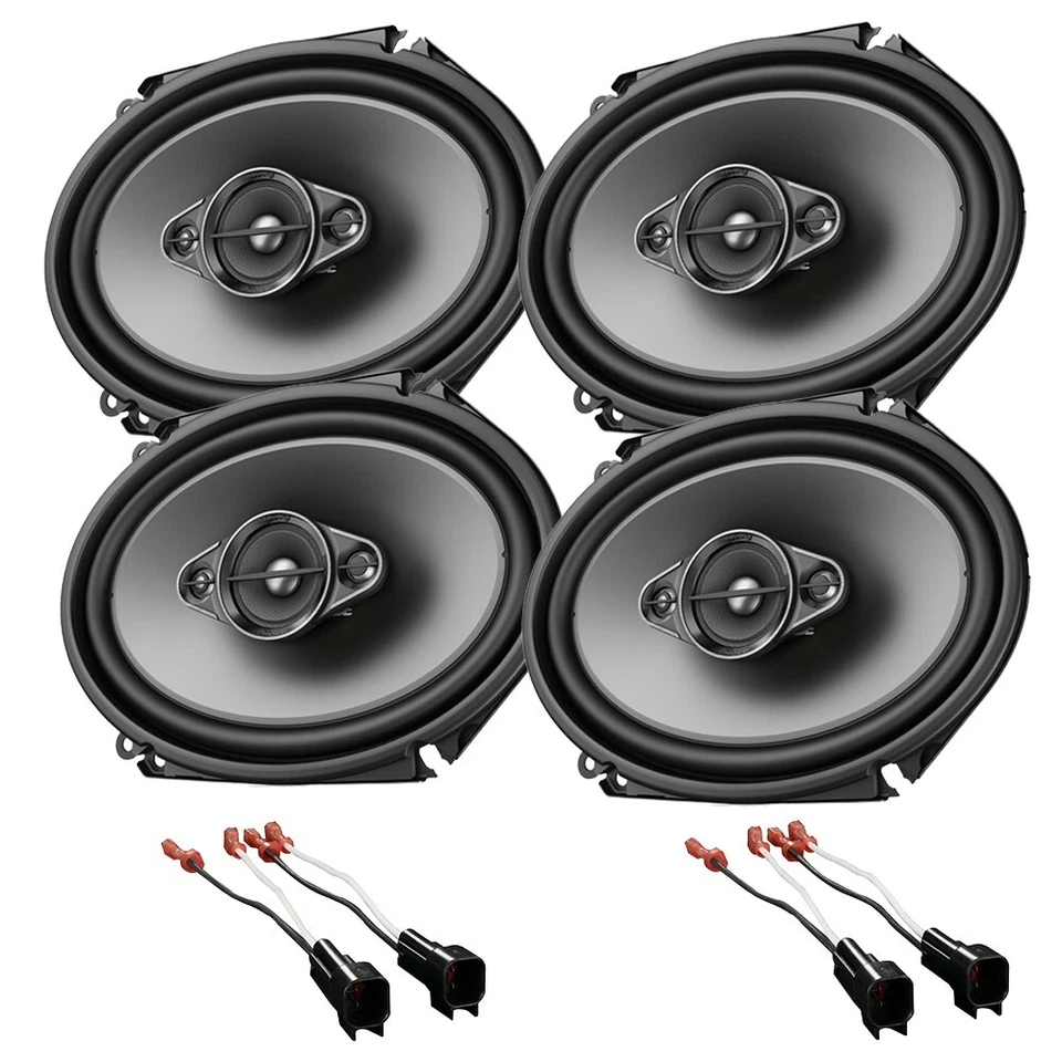 Altavoces delanteros/traseros 350W Max 4 vías Pioneer 6x8" (5x7) | para Ford F-150 1999-2014 Foto 2 de 4