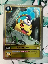 Nyaromon BT15-003 U Box Topper Foil Digimon CCG | Exceed Apocalypse Near Mint