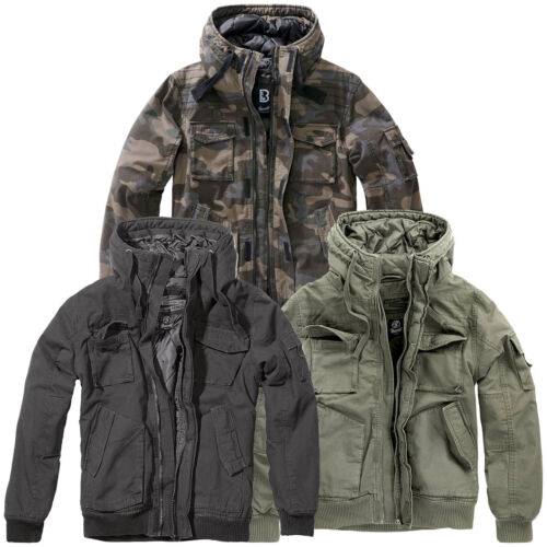 Brandit Bronx Jacket S-XXL capuche veste veste de bombardier blouson armée veste d'hiver - Photo 1/5