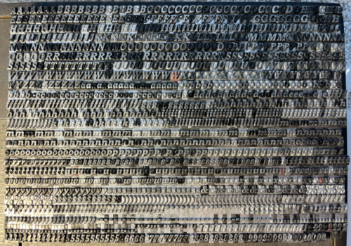 10 Pt Cheltenham Italic Only Set – HUGE set over 1500 pieces + Extra Symbols - Picture 3 of 8