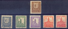 11259 Alemania (zona soviética), juego de sellos en estado mixto Nº:156x.161x.