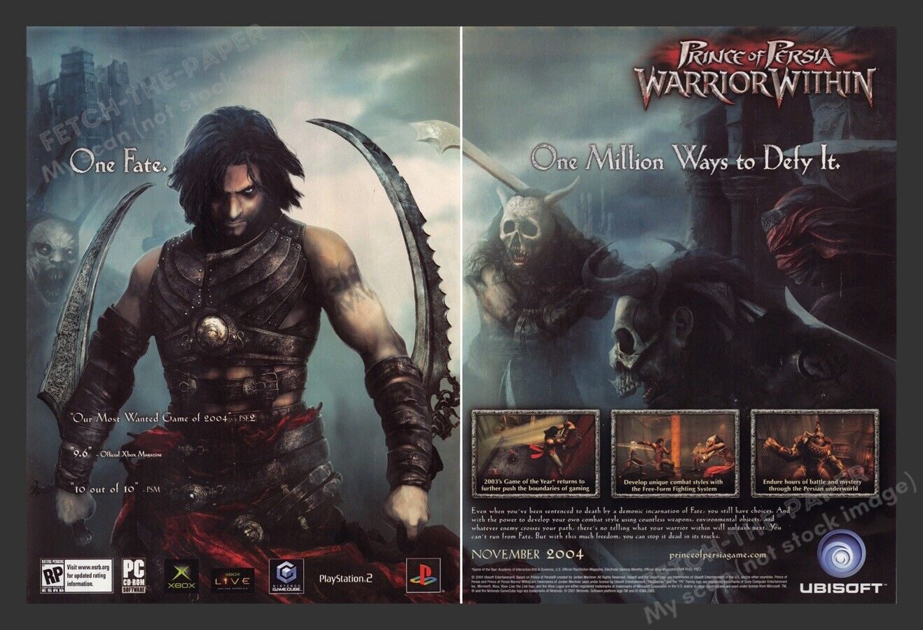 Prince of Persia: Warrior Within registry 