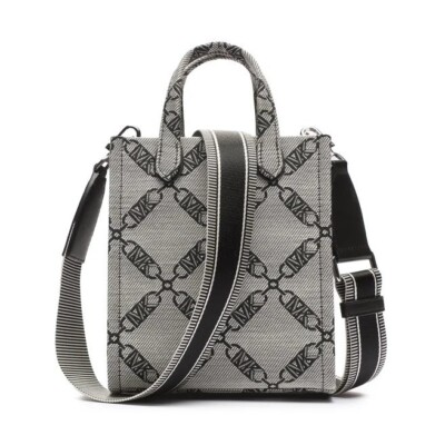MICHAEL Michael Kors Women's GIGI XS Jacquard Tote Bag Grey NWD | eBay