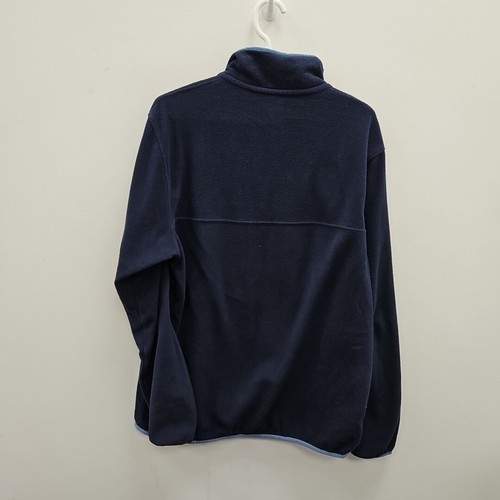Patagonia Mens Micro D Snap-T Green Navy Fleece Pullover Jumper Size Medium - Picture 5 of 8