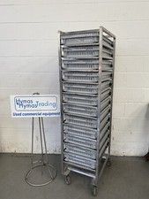 Bakery racks 60cm x 40cm plastic trays, 12 sloped racks, 7 Available FREE P+P