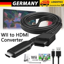 Wii auf zu HDMI Adapter Konverter Full-HD TV 1080P/720P Video Audio HDMI Kabel