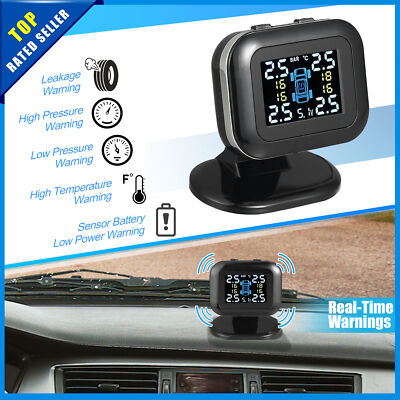 Système TPMS EBTOOLS Avec 4 Capteurs Internes - Surveillance Pression Pneus Voiture, Alerte Temps Réel