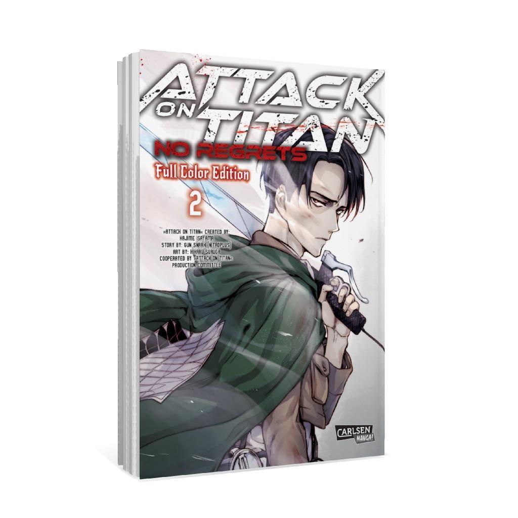 Thumbnail - Attack On Titan - No Regrets Full Colour Edition 2 - Hajime ...