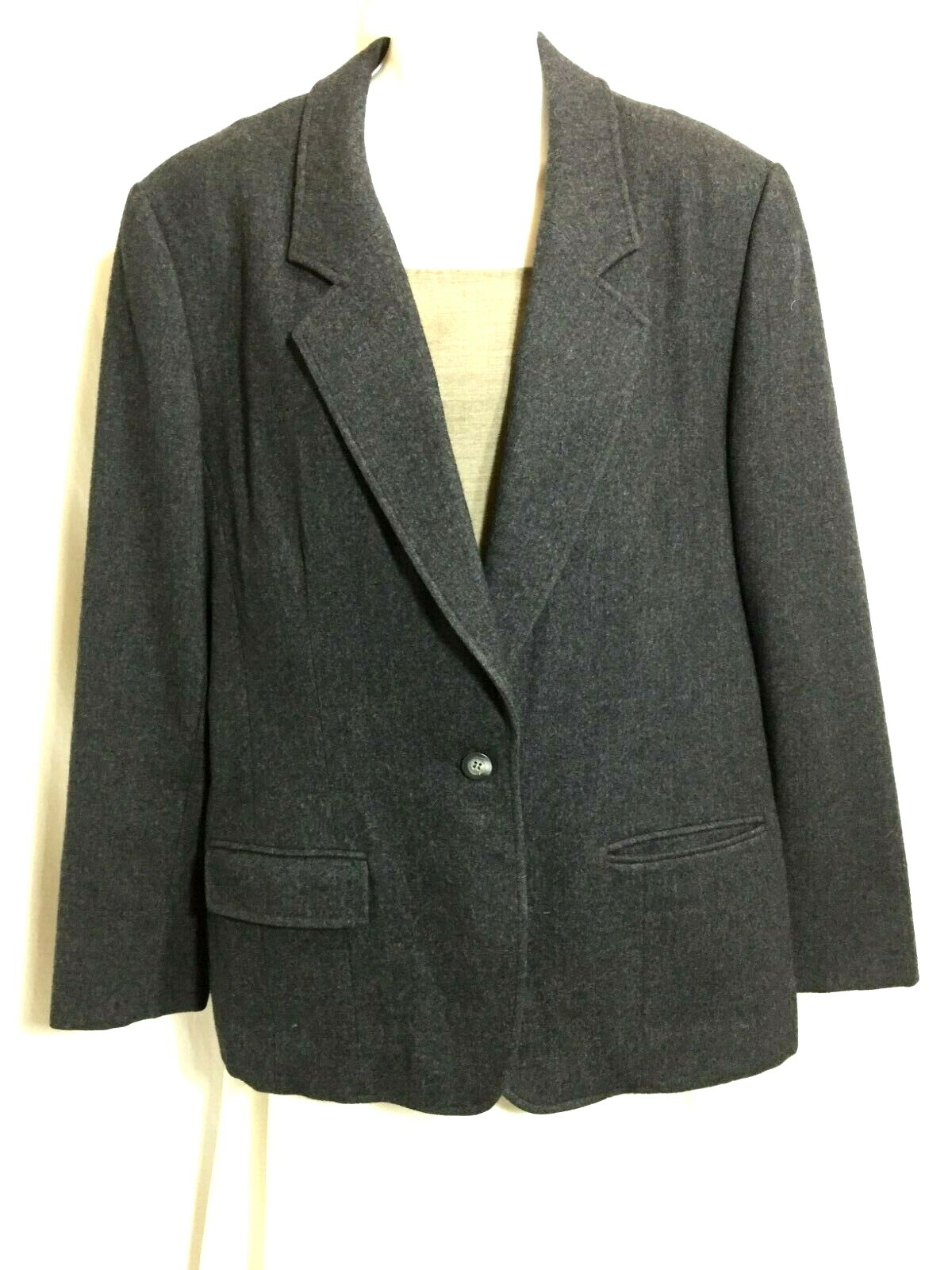 Vintage Pendleton Jacket Size 16 Classic Gray Woo… - image 5