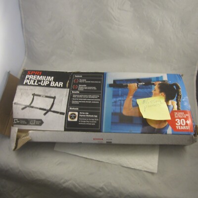 SPRI Premium Pull-Up Bar Iron Foam Padded For The Doorway 02-71674