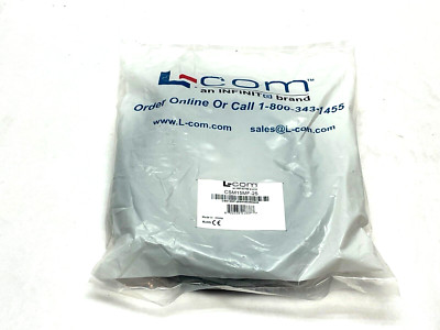 L-Com CSM15MF-25 Economy Molded D-Sub Cable 25ft Length