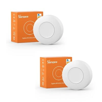 SONOFF Zigbee Wireless Switch SNZB-01P 2pcs, Requiere SONOFF ZigBee hub, eWelink