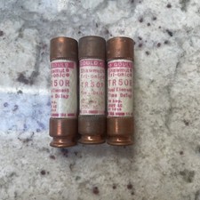 Gould Shawmut Tri-onic TR50R Fuse Dual Element / Time Delay 50AMP 250V QTY 3 