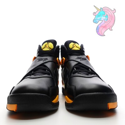 Nike Air Jordan 8 Retro Black Taxi-Opti Yellow Womens 10.5 CI1236