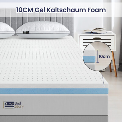 9 Zonen Topper Matratze Bambus-Aktivkohle Gel Kaltschaum Auflagen H3 H2 |  eBay.de