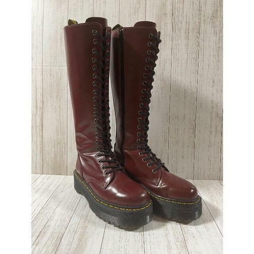 dr martens zip boots platform
