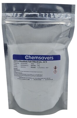 EDTA Disodium Salt Dihydrate, ACS, 99+%, 500g