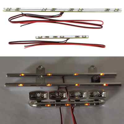 RC Auto Scheinwerfer Für Tamiya Scania - Silberne Frontleuchten