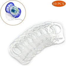 Set Of 10 Children's Silicone Pacifier Gasket Baby Bottle Ring Accessory 