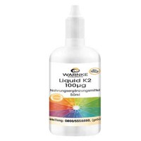 Vitamin K2 FlüSsig - 50 Ml 100 µG Pro 10 Tropfen Vegan MK-7 | Warnke Vitalstoffe