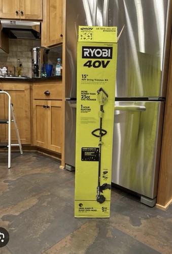 RYOBI 40V 15 in Expand-It Cordless String Trimmer Kit RY40ST01K