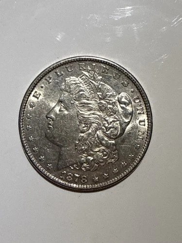 1878 Morgan Silver Dollar – AU Condition – Strong Detail – Nice Luster – 7TF