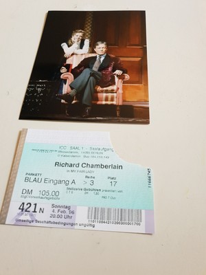 Richard Chamberlain - Pressefoto und Ticket - My Fair Lady Deutschlandtour