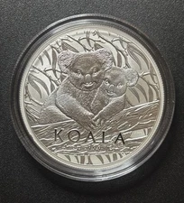 2025 Australia Koala BU 1 oz Silver Coin Royal Australian Mint in capsule