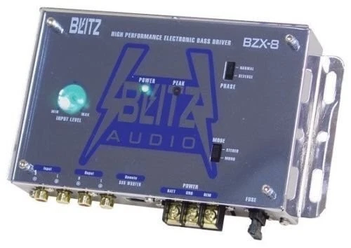 Blitz High Performance Electronic Crossover Bass Driver Network - Blue BZX8