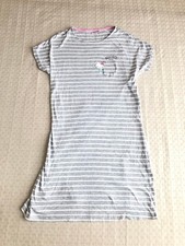 Hello Kitty Long Dress M Pink Cotton Lounge Wear Kids Girl Pajama