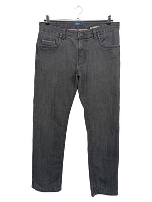 WALBUSCH Herren Jeans Slim Fit W36/52/XL Grau Casual Baumwolle