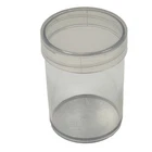 Clear Round Plastic Coin Storage Tube for US American Silver Eagle 40.6mm • L?K
