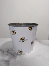 Emma Bridgewater BUMBLE BEE Flower Shop M&S Plant Pot Holder Planter Metal Small