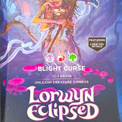 Magic: The Gathering Lorwyn Eclipsed Blight Curse Box 100 Cards Foil EN 2023