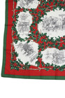 Brooks Brothers Womens Silk Holiday Scarf Green Size 34X34" — photo 3