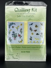 Quilling Kit for 24 Students - Lake City Craft Co 285 Posies  Critters Teacher
