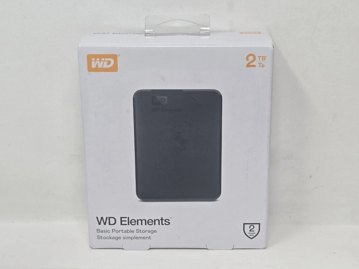 Western Digital USB 2.0 Interface Hard Drives (HDD, SSD & 2TB