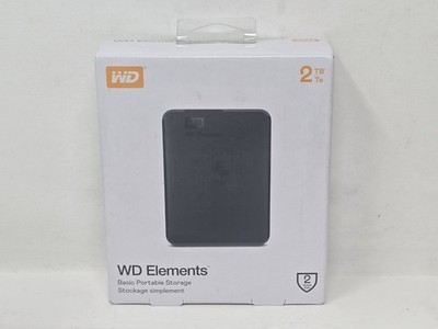 WD Elements 2TB Portable External Hard Drive USB 3.0 WDBU6Y0020BBK, New & Sealed