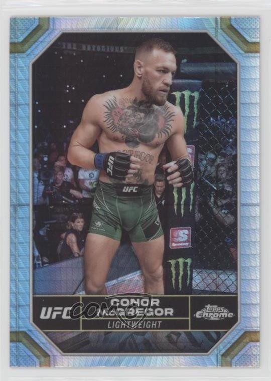2024 Topps Chrome UFC Prism Refractor Conor McGregor #49 02l5