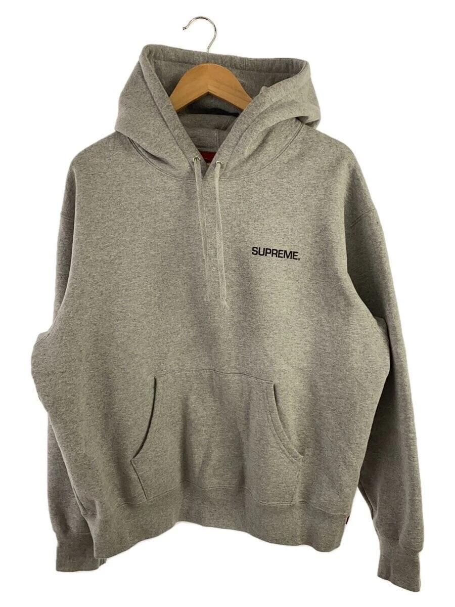 Sweat à capuche Supreme gris M occasion