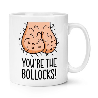 Gift Base You're The Bollocks Hundebecher 10oz Tasse Kaffee Becher Weiß