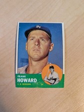 1963 Topps Frank Howard Los Angeles Dodgers #123