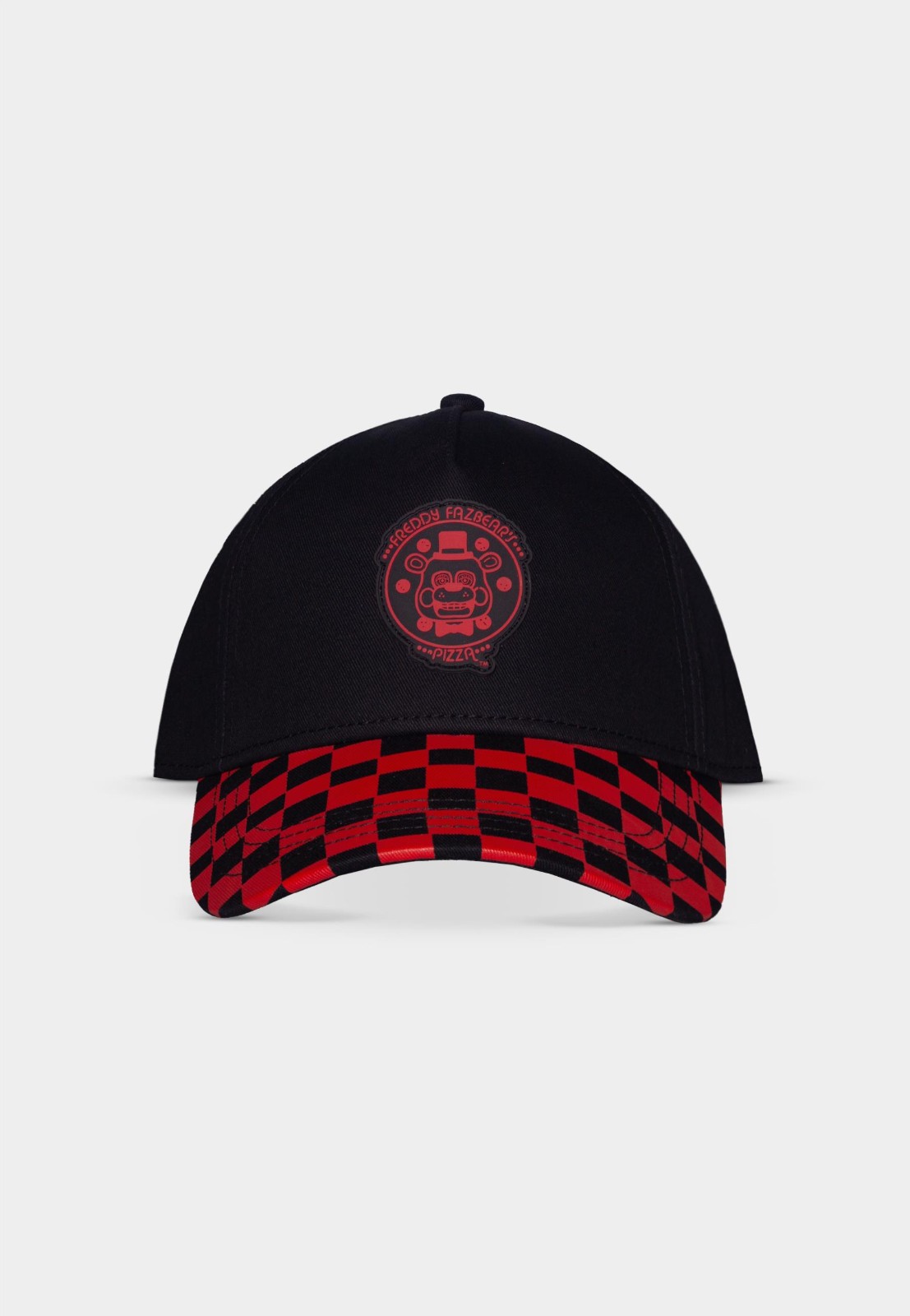 FIVE NIGHTS AT FREDDYS FREDDY FAZBEAR'S PIZZA LOGO BLACK ADJUSTABLE BASEBALL CAP