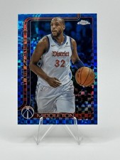 KHRIS MIDDLETON 2025-26 Topps Chrome Blue X-Fractor SP Washington Wizards